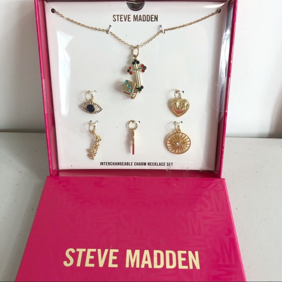Steve Madden Interchangeable Charm Necklac… - Picture 1 of 6